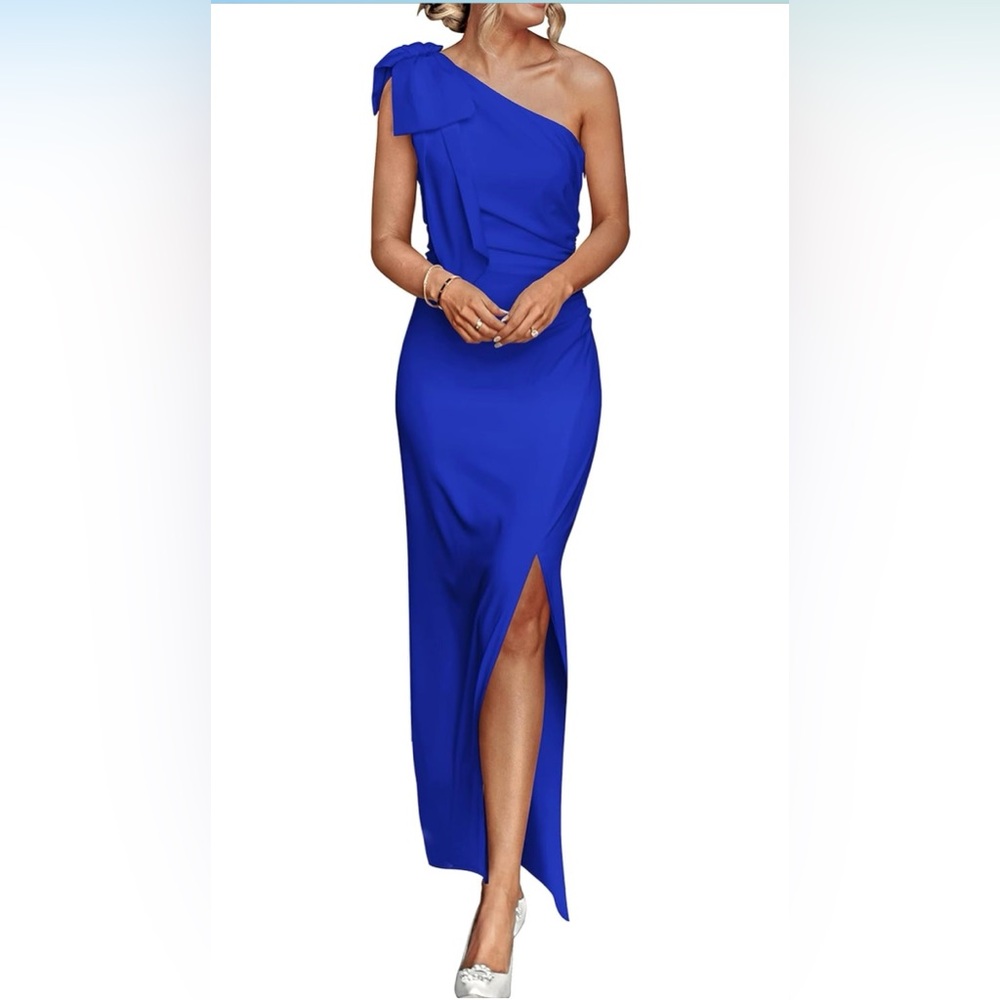 Elegant Blue Women's Dress